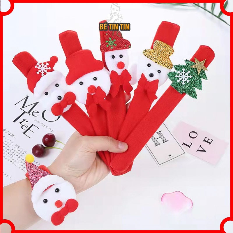 Vòng Đập Tay, Vòng Đeo Tay Noel, Giáng Sinh, Christmas Vui Nhộn Cho Bé.