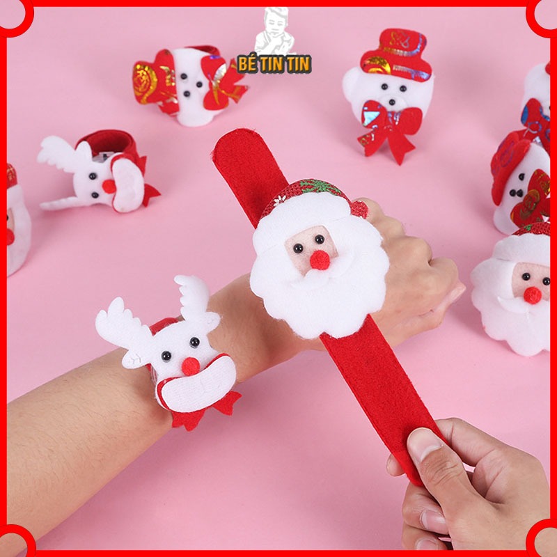Vòng Đập Tay, Vòng Đeo Tay Noel, Giáng Sinh, Christmas Vui Nhộn Cho Bé.