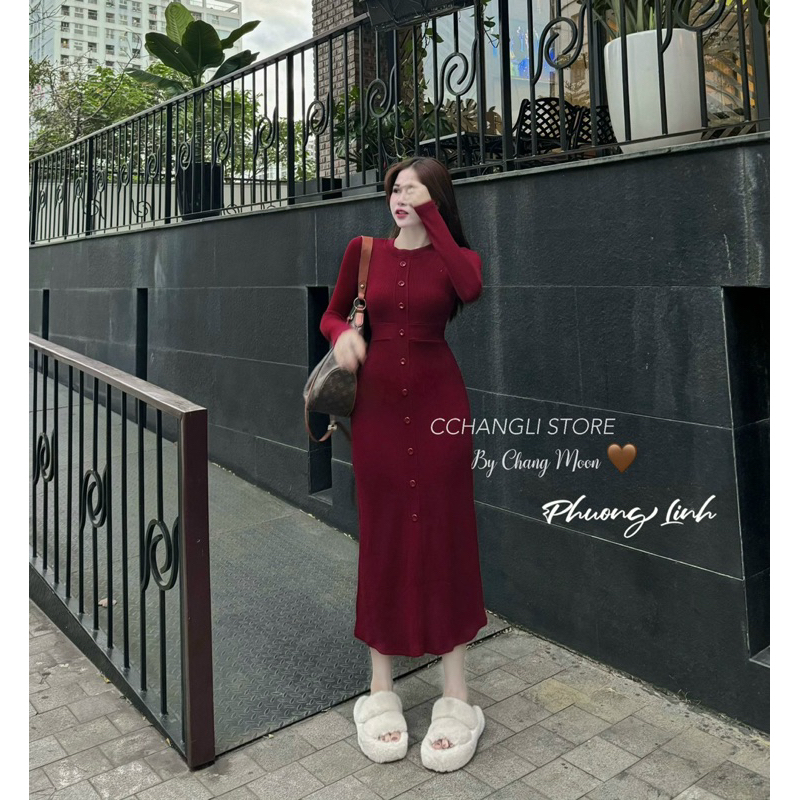 Đầm Body Tăm Dáng Dài Siêu Hot