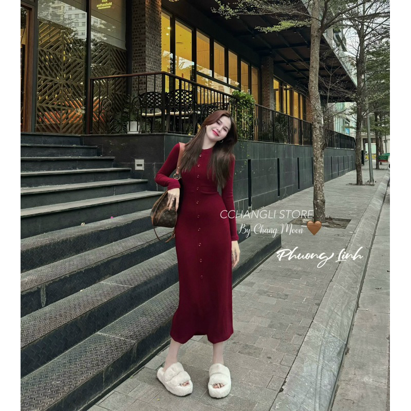 Đầm Body Tăm Dáng Dài Siêu Hot