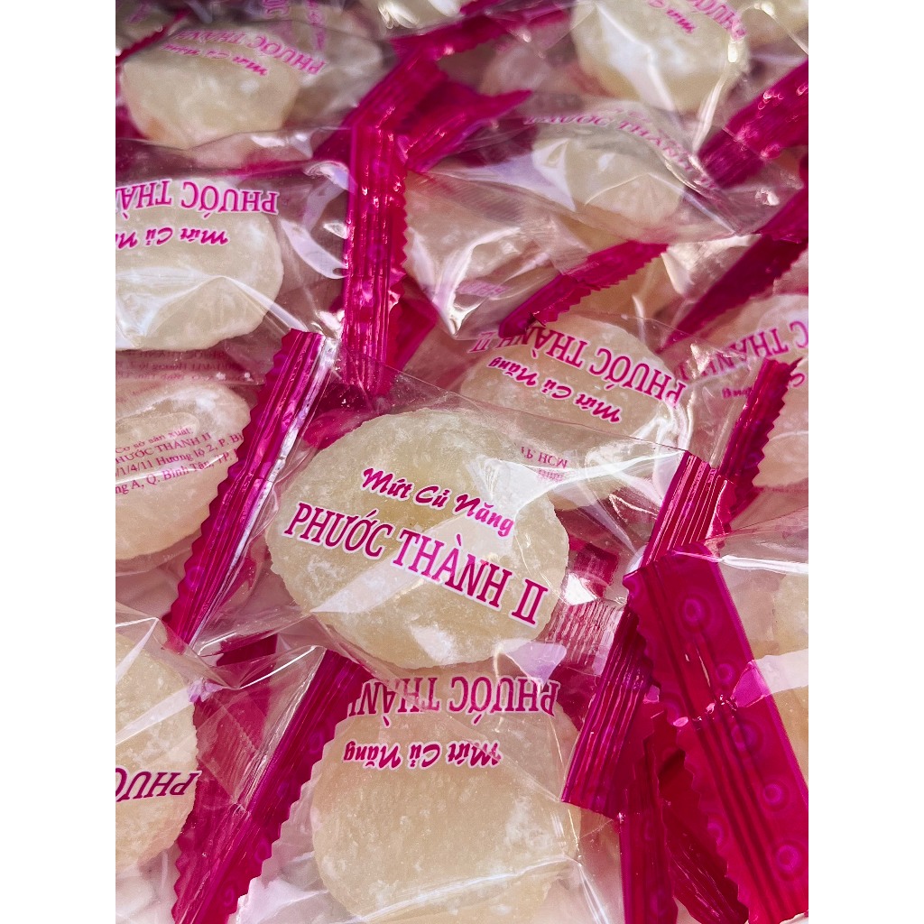 500G Mứt củ năng ép bao bì Phước Thành