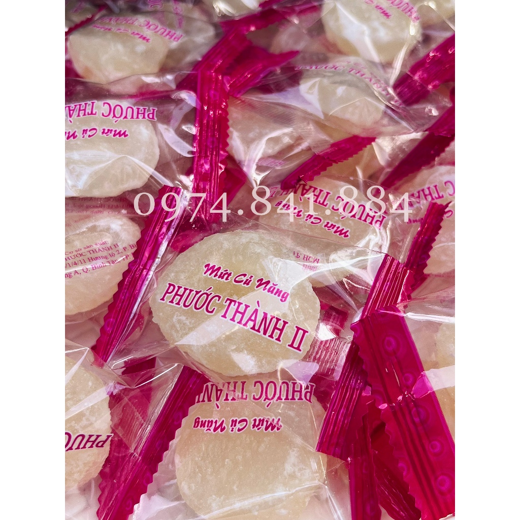 500G Mứt củ năng ép bao bì Phước Thành