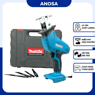 Thân máy cưa kiếm Makita dùng chân pin phổ thông 4cm TẶNG 4 LƯỠI CƯA