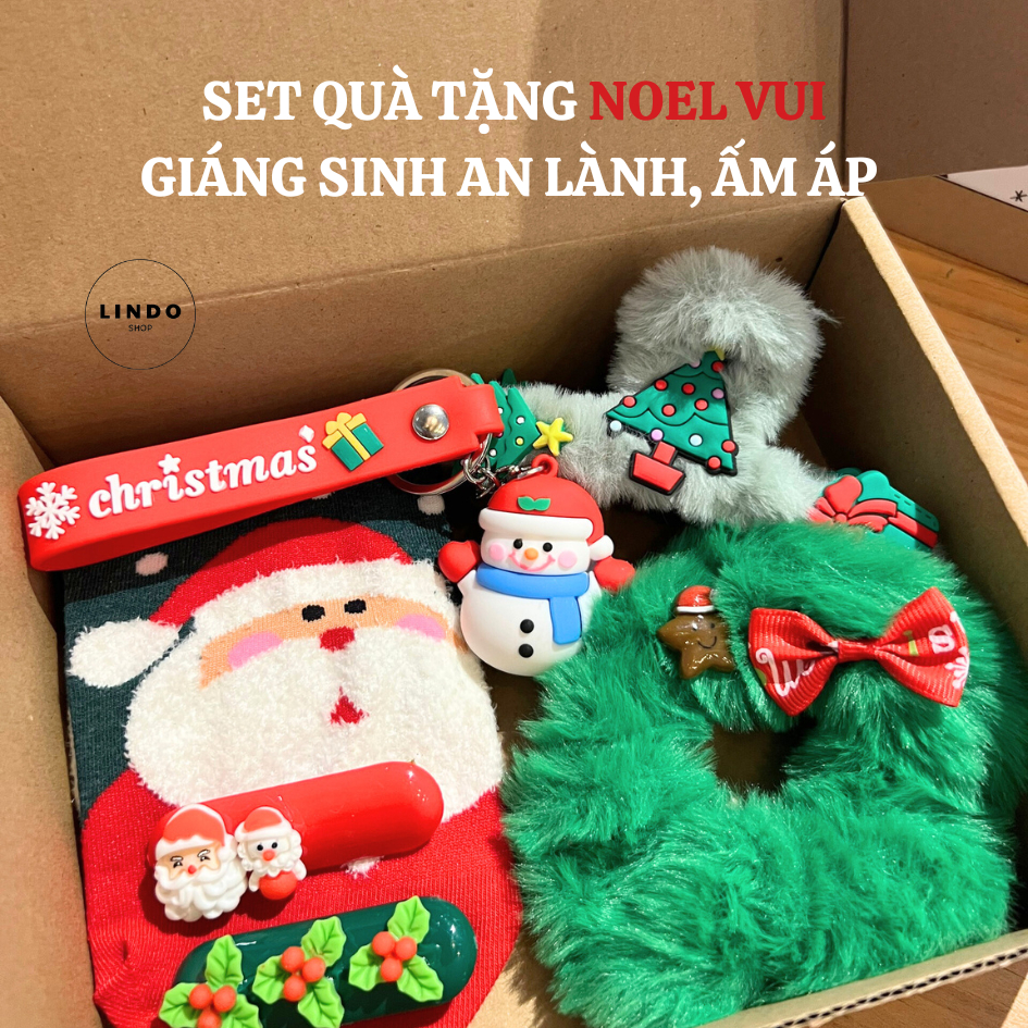 Set Quà Tặng Noel Vui LINDO, Quà Tặng Giáng Sinh An Lành, Ấm Áp