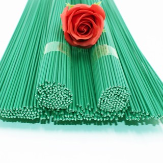 Kẽm cành, kẽm bọc nhựa làm hoa giả, hoa len 30cm set 10/20/30 cây