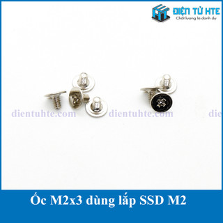 Gói 15 con Ốc tròn M2 M2x3 dùng cố định Card M2, RAM, ổ cứng SSD