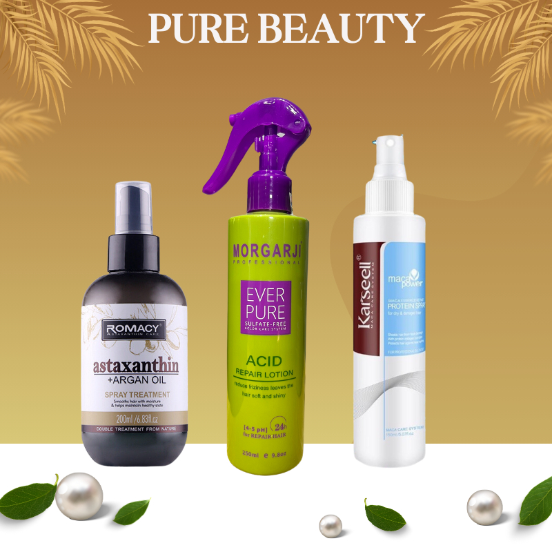 Xịt dưỡng chống nhiệt trước sấy KARSEELL Protein Spray 150ml phục hồi và bảo vệ tóc bạn trước nhiệt độ máy sấy và tia uv