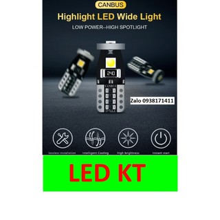 Đèn Led T10 Cree KT3 tích hợp mạch IC sáng khá và rất mát.  đèn led