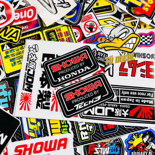 Tem Logo Sticker Showa Dán Phuộc Và Phối Được Nhiều Vị Trí Khác Nhau Decal In Bền Màu Chống Thấm Nước