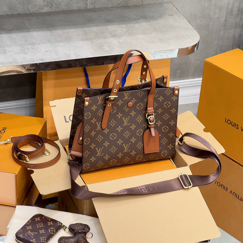 Túi xách l set kèm ví 2 box ảnh thật + video