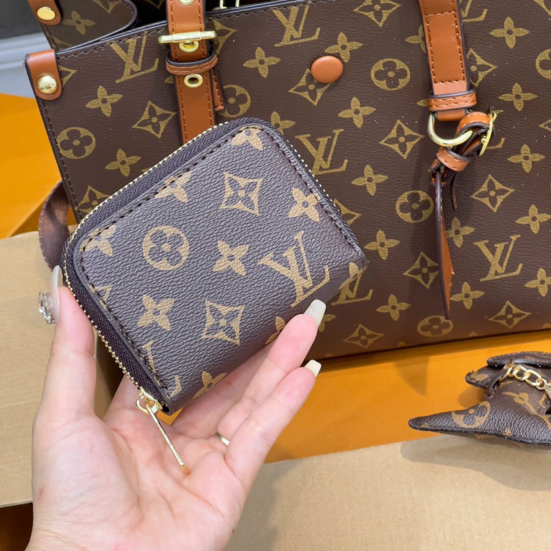 Túi xách l set kèm ví 2 box ảnh thật + video