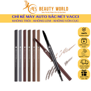 Chì mày định hình vacci cao cấp không lem- auto eyebrow pencil - không trôi - không vón cục - sắc nét