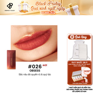 Son Kem Perfect Diary ReadMe Lip Sheer Velvet Chất Kem Nhung Lì Lâu Trôi Màu Sắc Tùy Chọn 4g