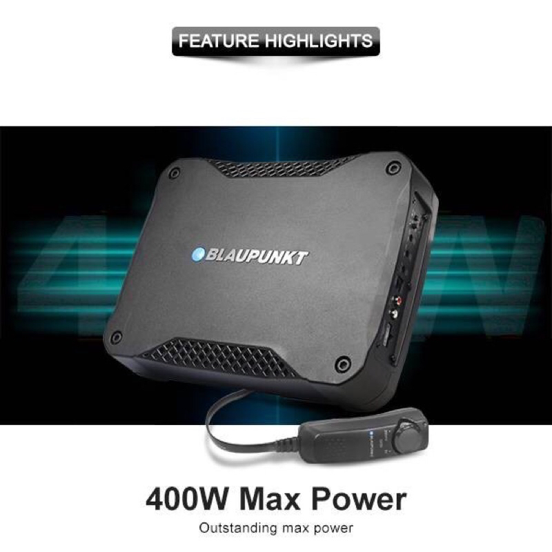 Loa SUD Siêu Trầm Lắp Gầm Ghế Ô Tô BLAUPUNK XLF 180A_Hàng Chính Hãng