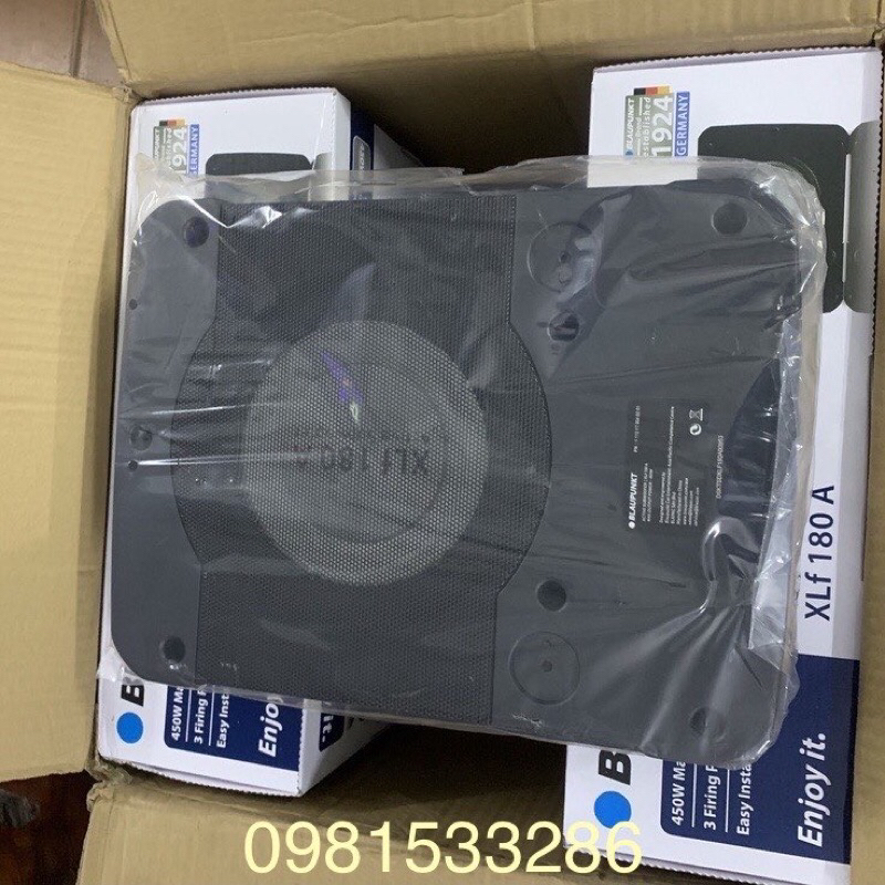 Loa SUD Siêu Trầm Lắp Gầm Ghế Ô Tô BLAUPUNK XLF 180A_Hàng Chính Hãng