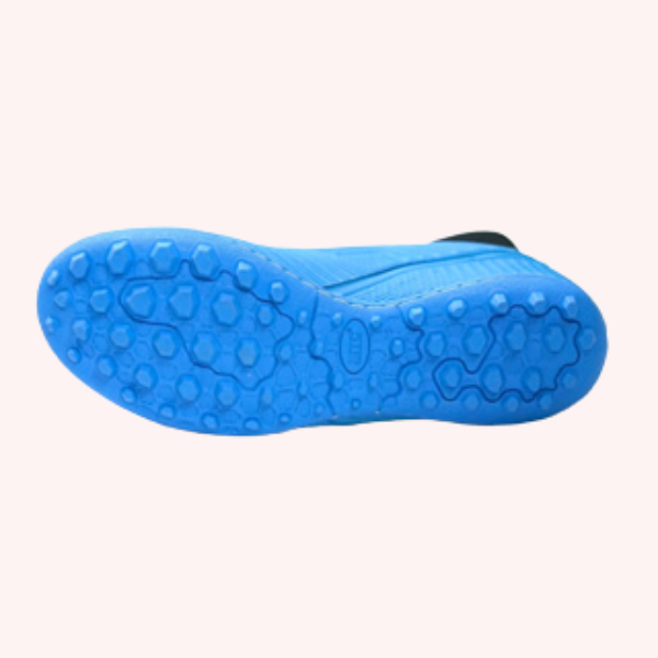 Giày bóng đá MTC 3 sọc Xanh Ngọc cao cổ cỏ nhân tạo thể thao nam chính hãng - MT005