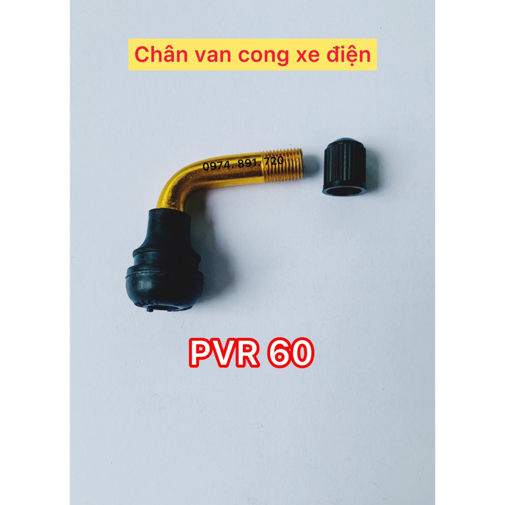 Van vòi vỏ không ruột, Chân van lốp không săm xe máy- xe đạp điện