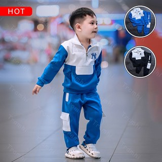 Bộ nỉ poly ny cho bé