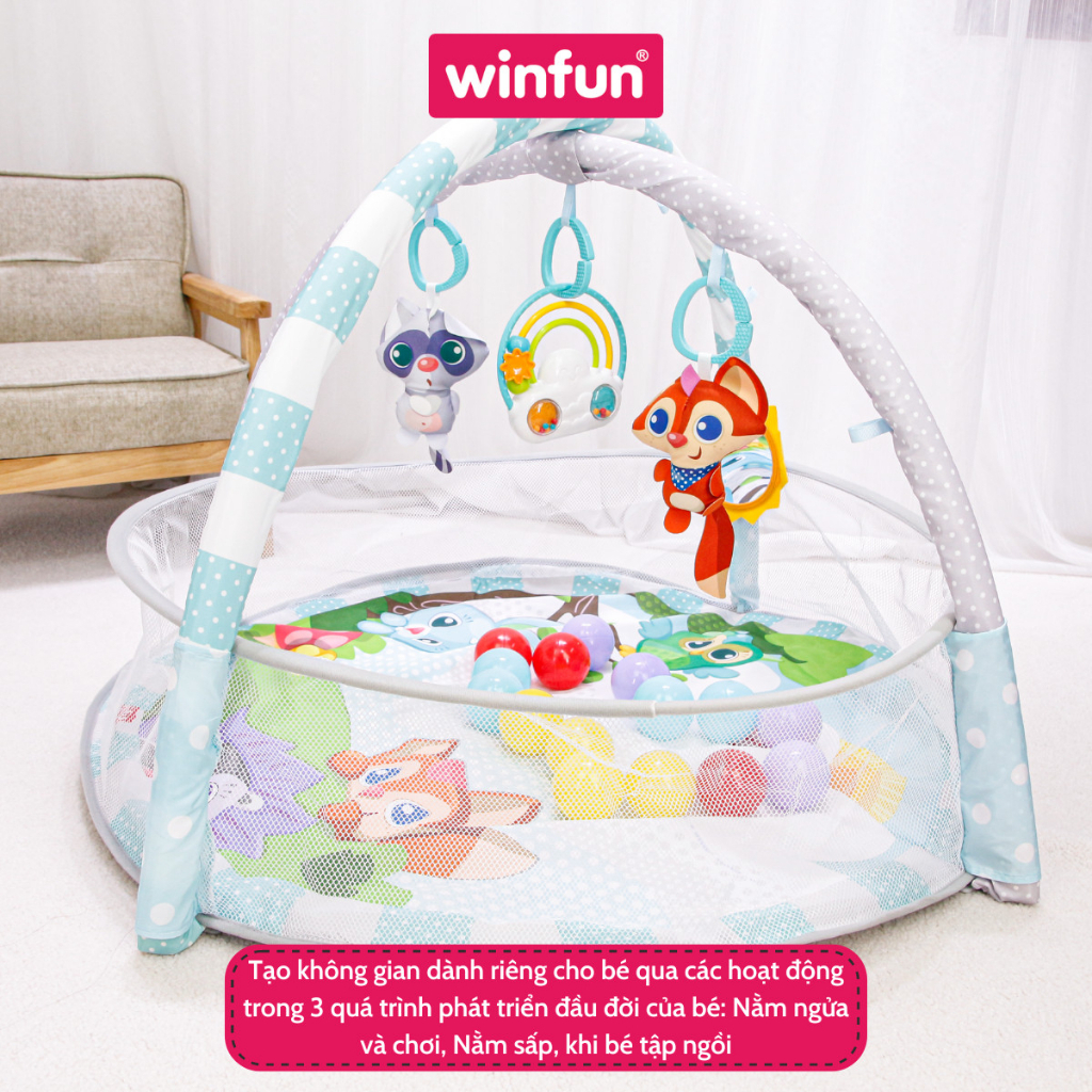Thảm nằm chơi thay đổi theo từng giai đoạn phát triển của bé 710000-NL Winfun