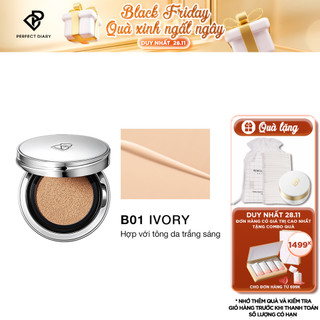 Phấn Nước Perfect Diary Kiềm Dầu Mịn Lì Che Phủ Hoàn Hảo Renewal Flawless 3 Màu 10g