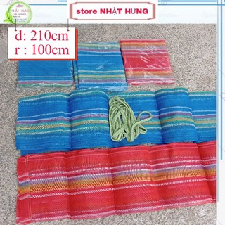 Võng lưới cước dài 210cm rộng 105cm, võng lưới cà phê