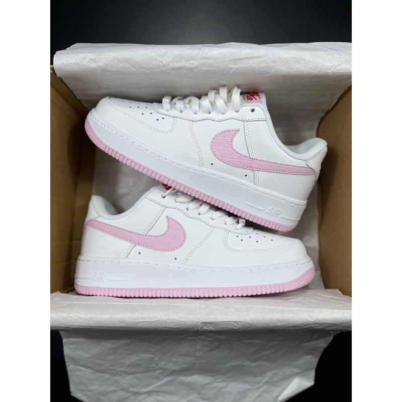Giày thể thao sneaker AF1 pink love Trắng hồng valentine ‘s day