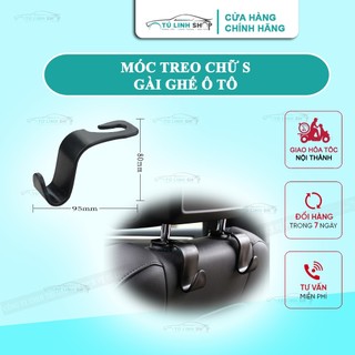 Móc treo đồ chữ S gài sau ghế ô tô