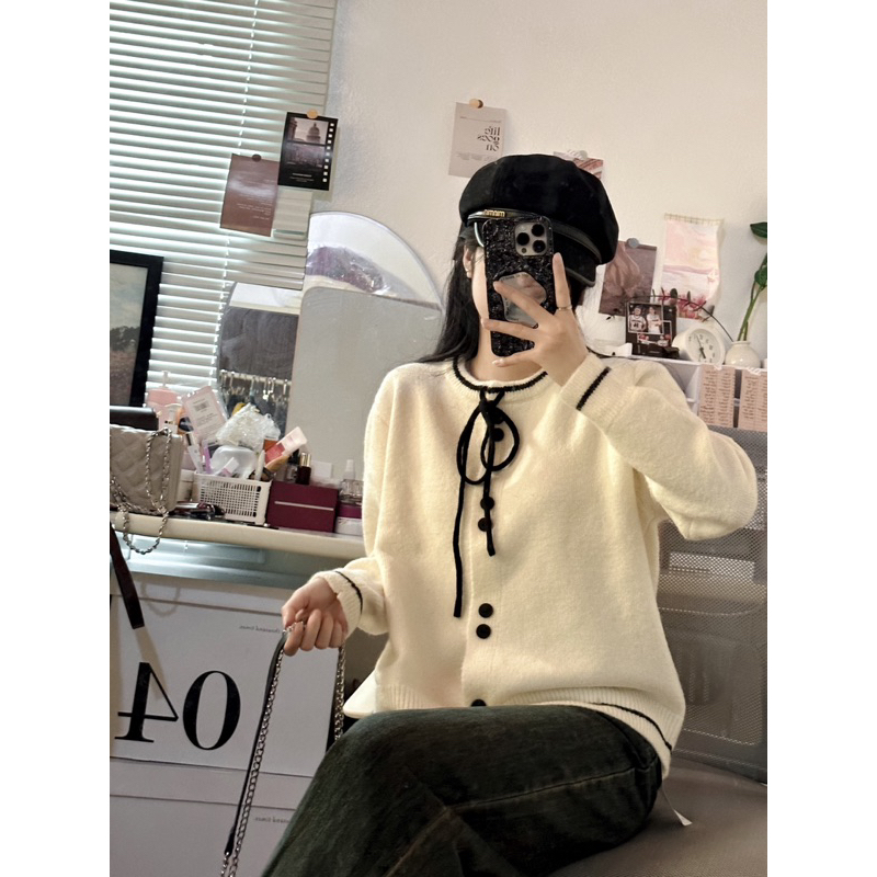 Áo len nơ siêu xinhhh