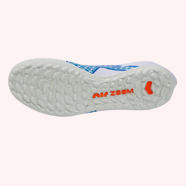 Giày bóng đá MTC Vapor 15 Pro Trắng Xanh cỏ nhân tạo thể thao nam chính hãng - AZ006