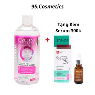 Nước Tẩy Trang Eveline Dành Cho Da Khô Và Nhạy Cảm, Không Cồn, Dưỡng Ẩm Da - Facemed 400ml