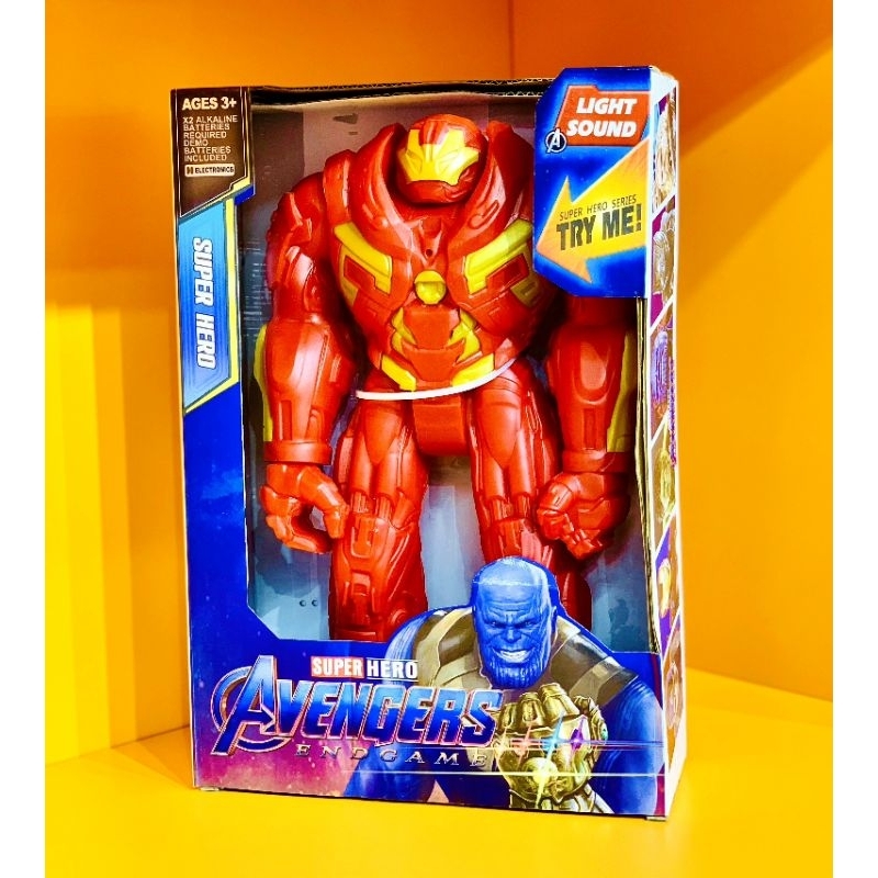 Mô hình HulkBuster cao cấp 30cm có âm thanh.