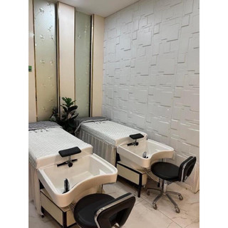 Ga/ Drap bàn gội đầu chất Lụa Phi Bóng mềm mại