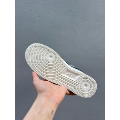 Giày A1 Cream And Black, Giày A1 Mũi Đen Đế Air Bản Cao Cấp, Đủ Size Nam Nữ Full Box + Bill