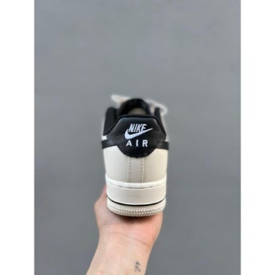 Giày A1 Cream And Black, Giày A1 Mũi Đen Đế Air Bản Cao Cấp, Đủ Size Nam Nữ Full Box + Bill