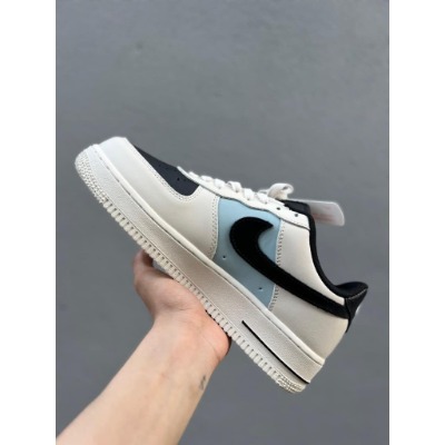 Giày A1 Cream And Black, Giày A1 Mũi Đen Đế Air Bản Cao Cấp, Đủ Size Nam Nữ Full Box + Bill