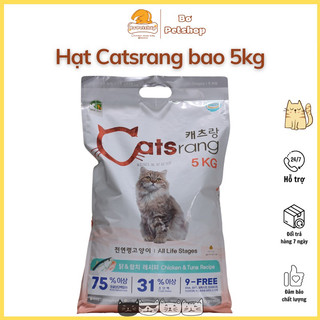 Hạt catsrang cho mèo bao 5kg, thức ăn cho kèo mọi lứa tuổi