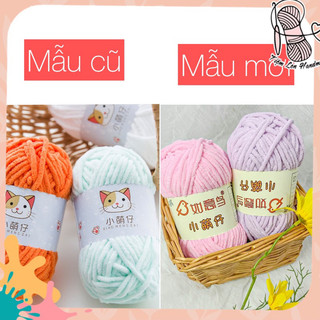 Len nhung mèo sợi 4mm