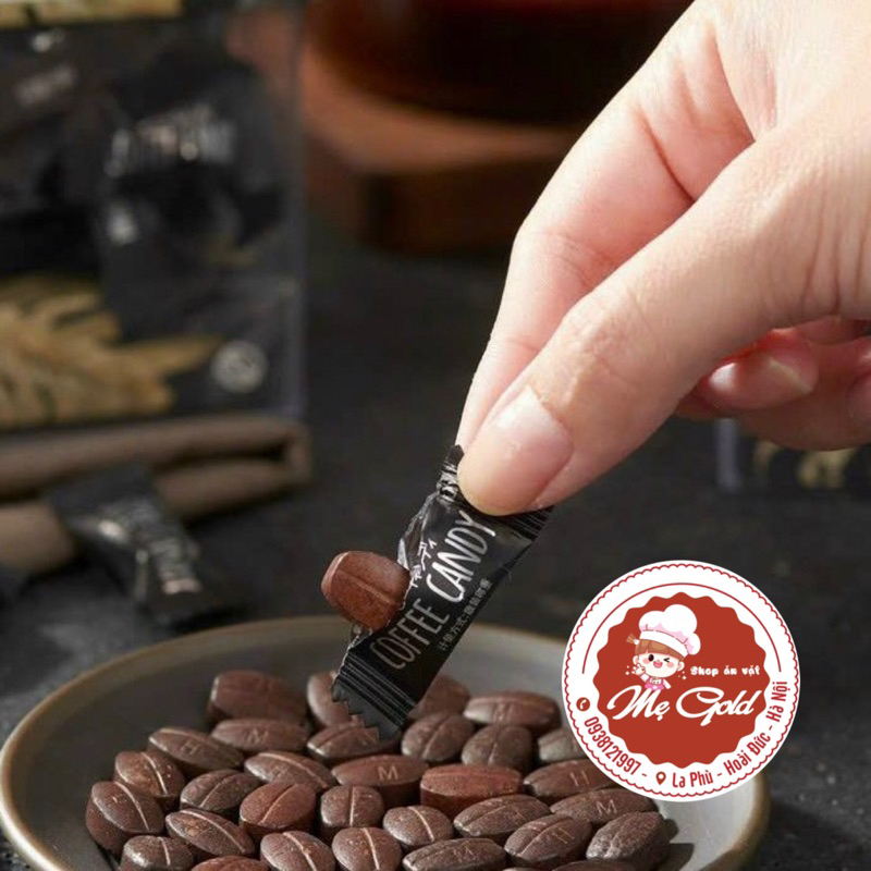 Kẹo cà phê không đường, kẹo ngậm cafe ăn kiêng Coffee Candy các vị
