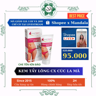 Kem tẩy lông bikini triệt lông waxing everteen creme Ấn Độ thành phần thiên nhiên