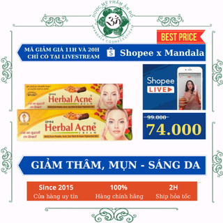 Thảo dược Omni Herbal Acne 30g chấm mụn từ Ấn Độ - Mandala Shop
