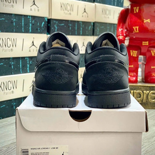 [PiPiSnkr] Giày Sneaker Air Jordan Low Triple Black LikeAuth