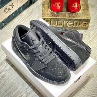 [PiPiSnkr] Giày Sneaker Air Jordan Low Triple Black LikeAuth