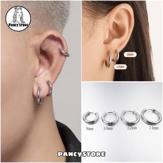 Khuyên Trơn Tròn loại dày 2.5mm chuẩn Titan khuyên tai bông tai nam nữ tròn G-dragon BTS không gỉ