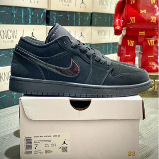 Giày Sneaker Air Jordan Low Triple Black LikeAuth