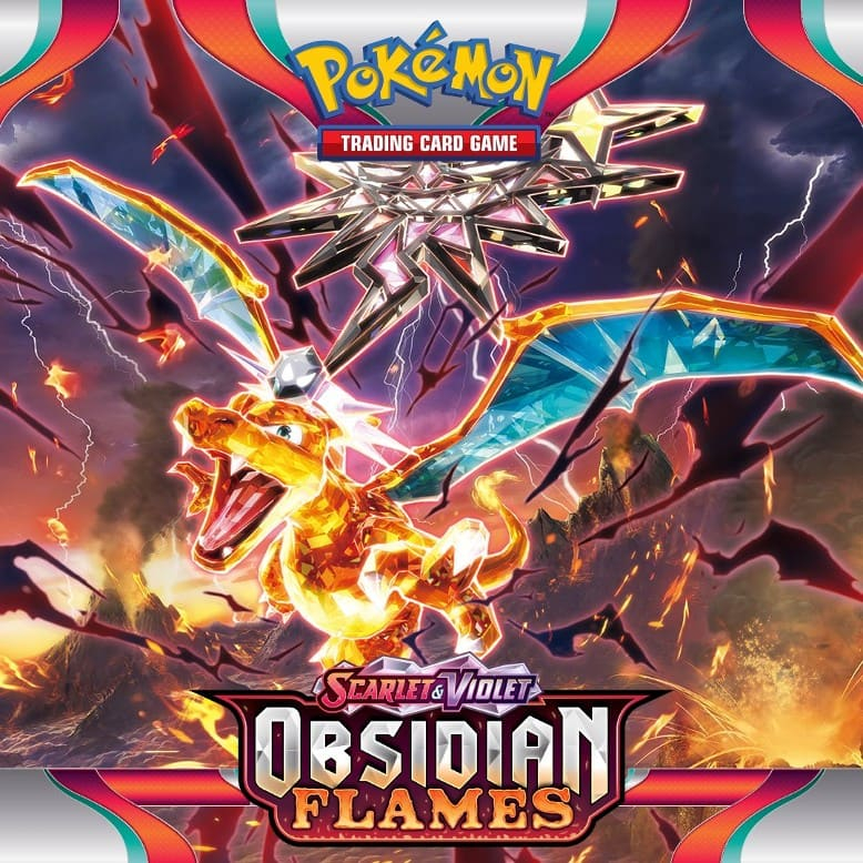 01 Pack lẻ thẻ bài Pokemon TCG Scarlet & Violet Obsidian Flames SV03 Booster Pack chính hãng mới 100% - PokeCorner