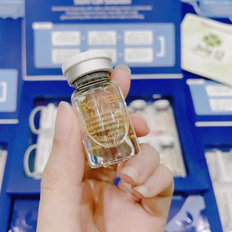 Tế Bào Gốc Ronas Phục Hồi, Trắng Da, Se Khít Lỗ Chân Lông Chính Hãng Hàn Quốc Hộp 10 Lọ