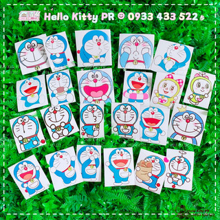 ☘️Decal dán xe, ổ điện, tủ, nón bảo hiểm Doremon Doraemon