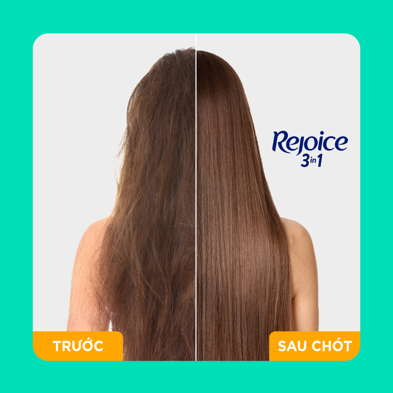 Dầu Gội REJOICE chai 900ml Siêu Mượt / Giảm Gàu 3 In 1 / Nước Hoa Mẫu Đơn / Hoa Hồng Jeju