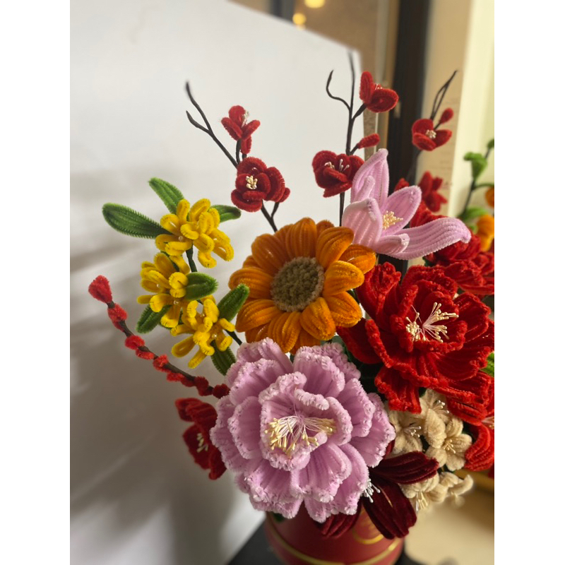 Lẵng hoa bày bàn