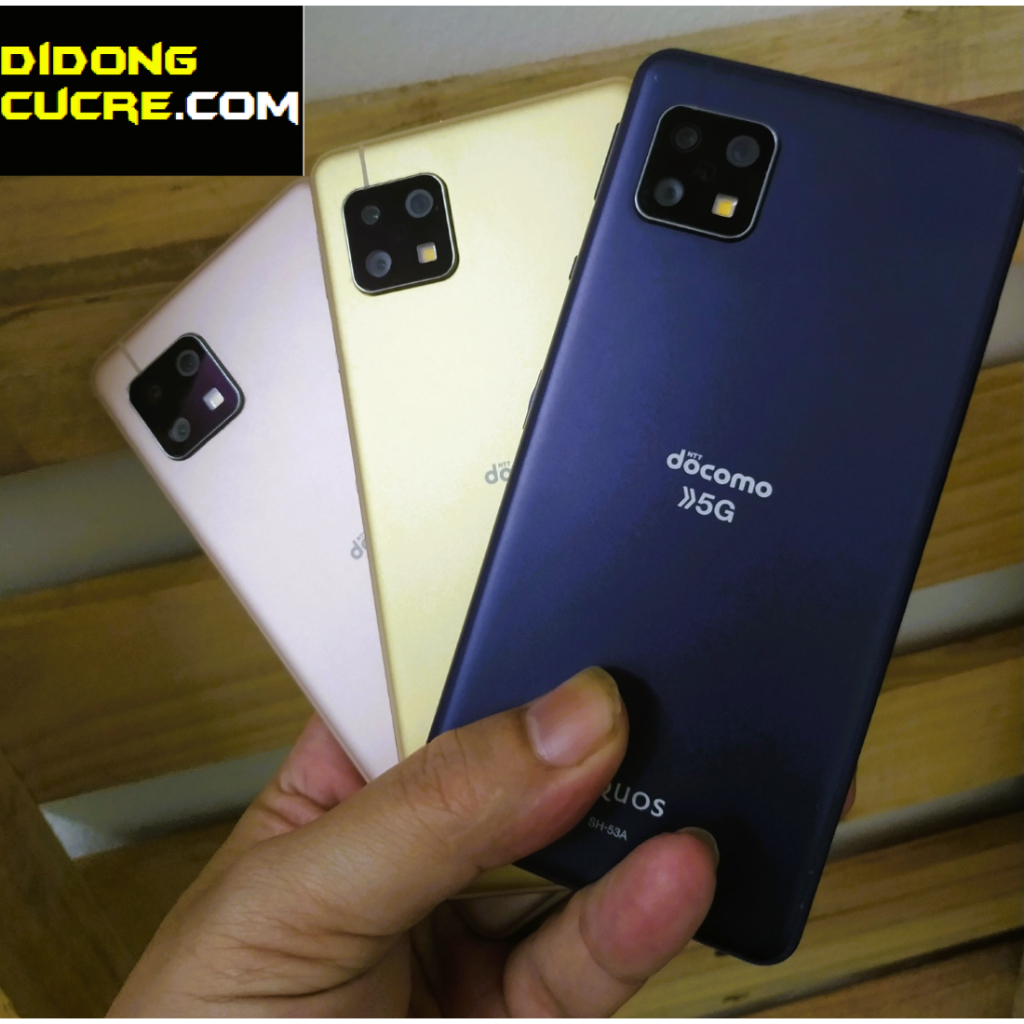 Sharp Aquos Sense 5G SH-53A Đến Từ Nhật Bản (Mạng 5G – Chống Nước – 3 Camera Sau, 100% Tiếng Việt ....)